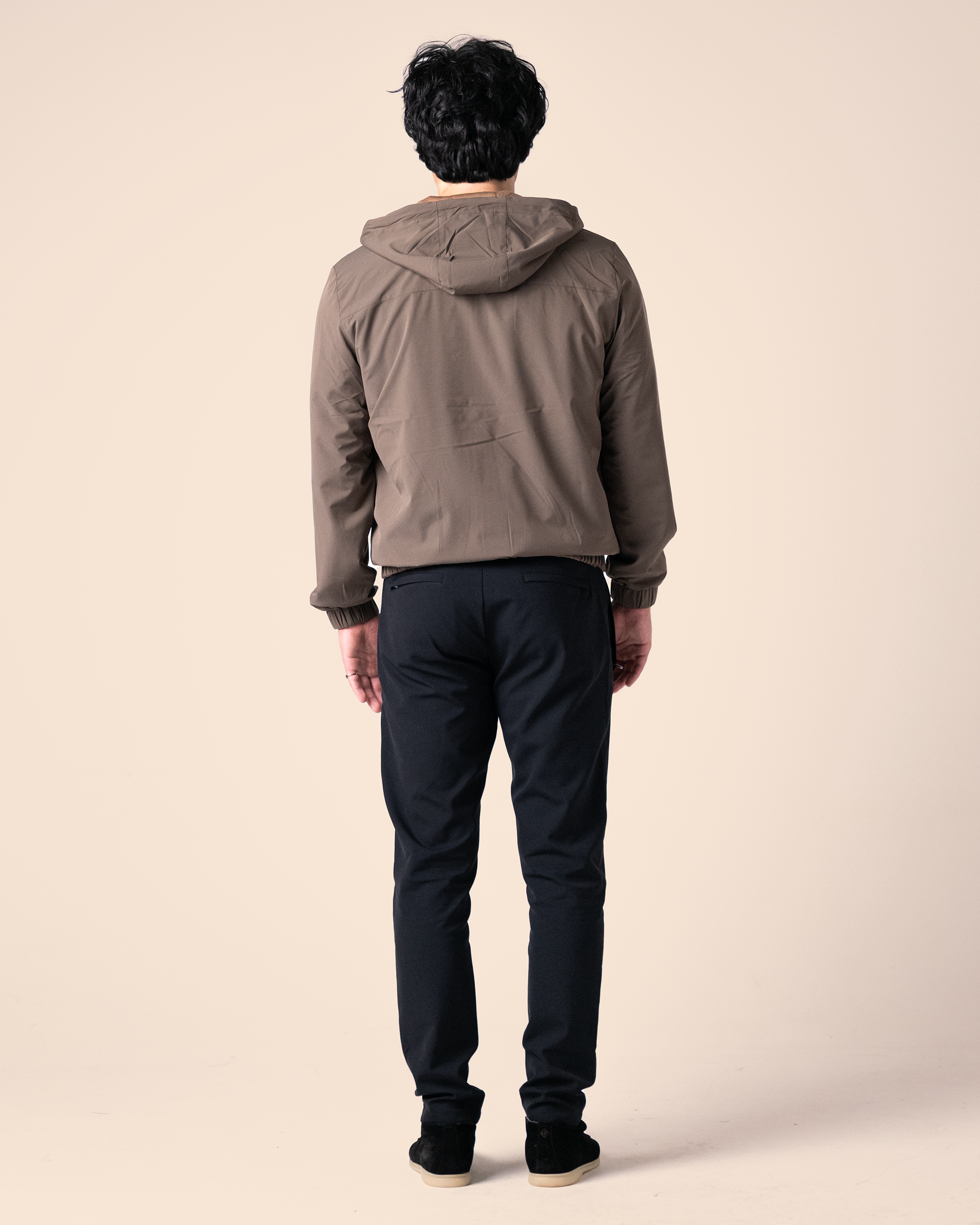 Reversible Merino Jacket Brown