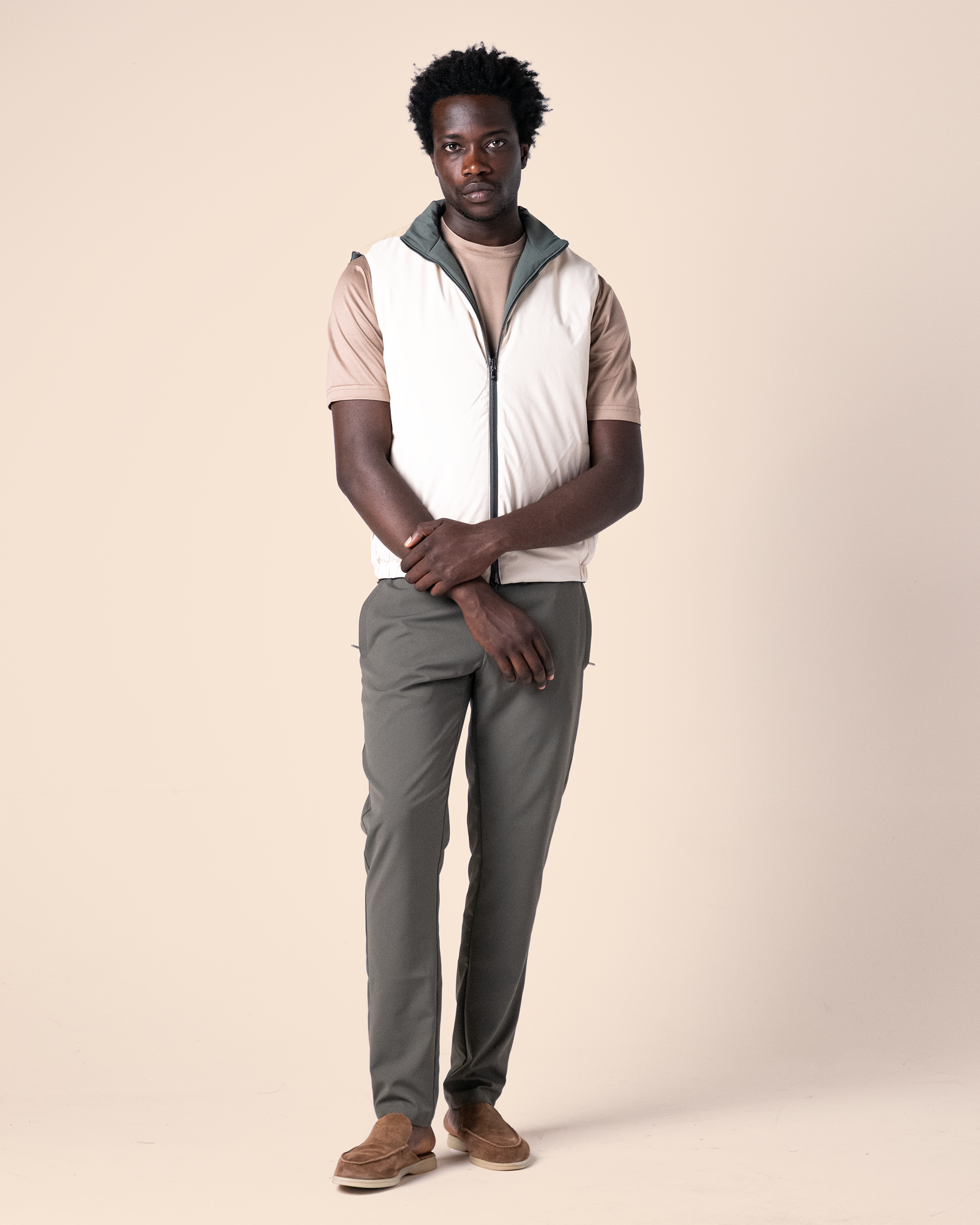 Green Reversible Body Warmer