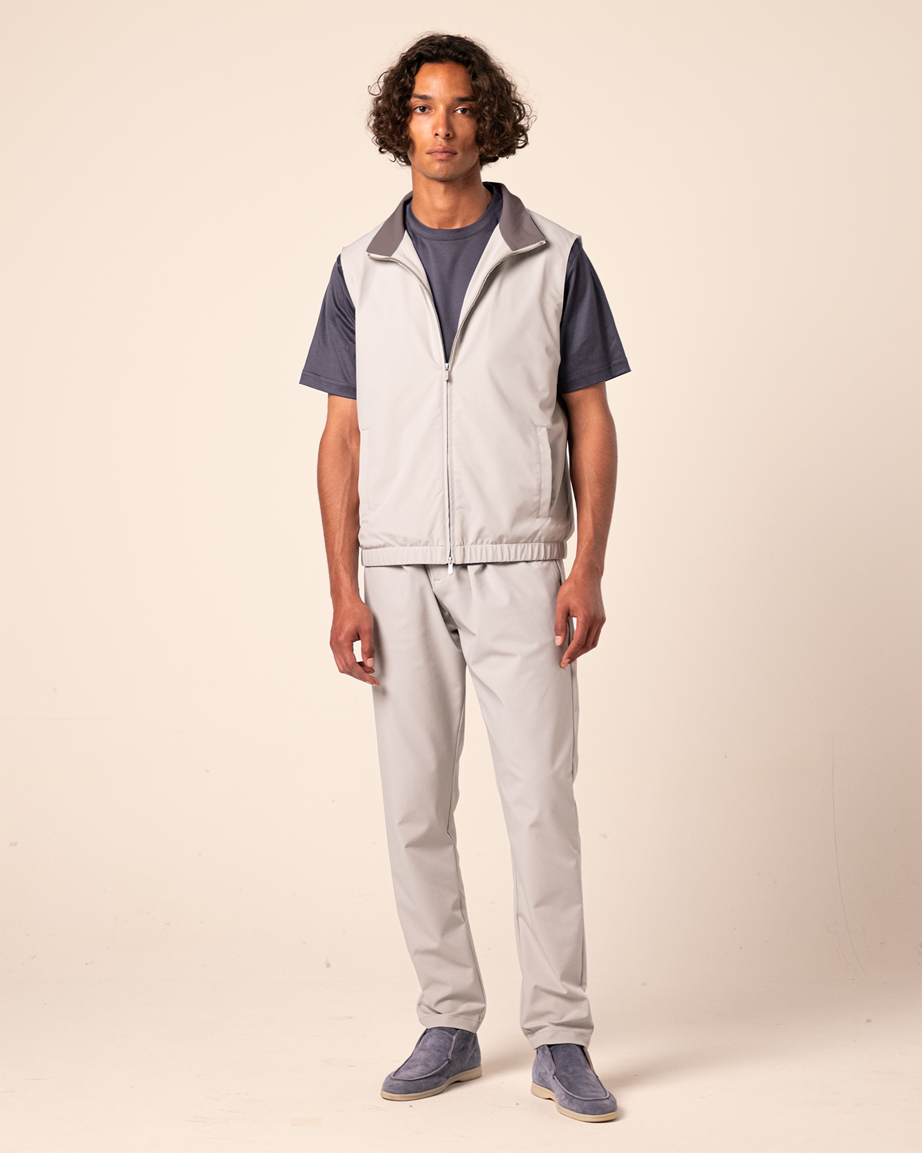 Tech Bodywarmer Set Beige