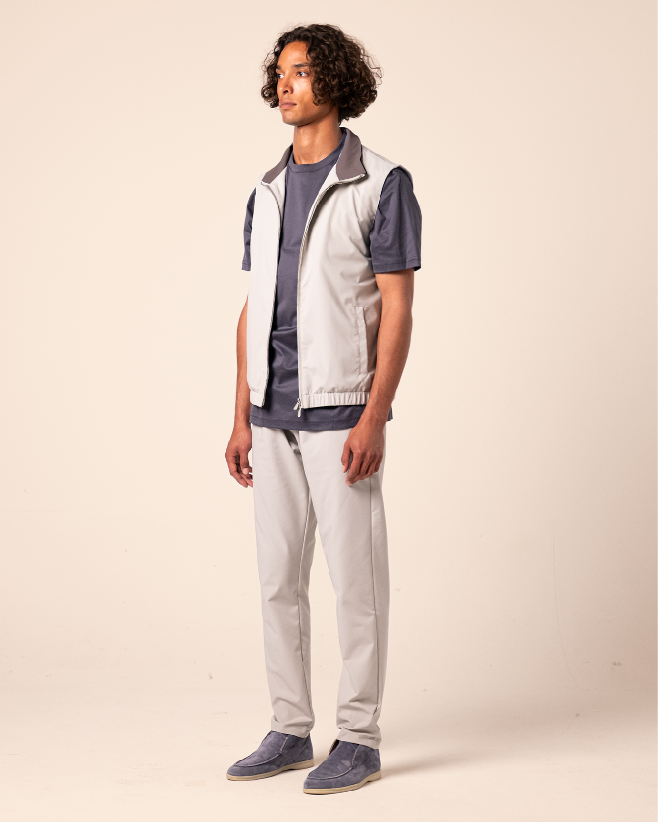 Tech Bodywarmer Set Beige