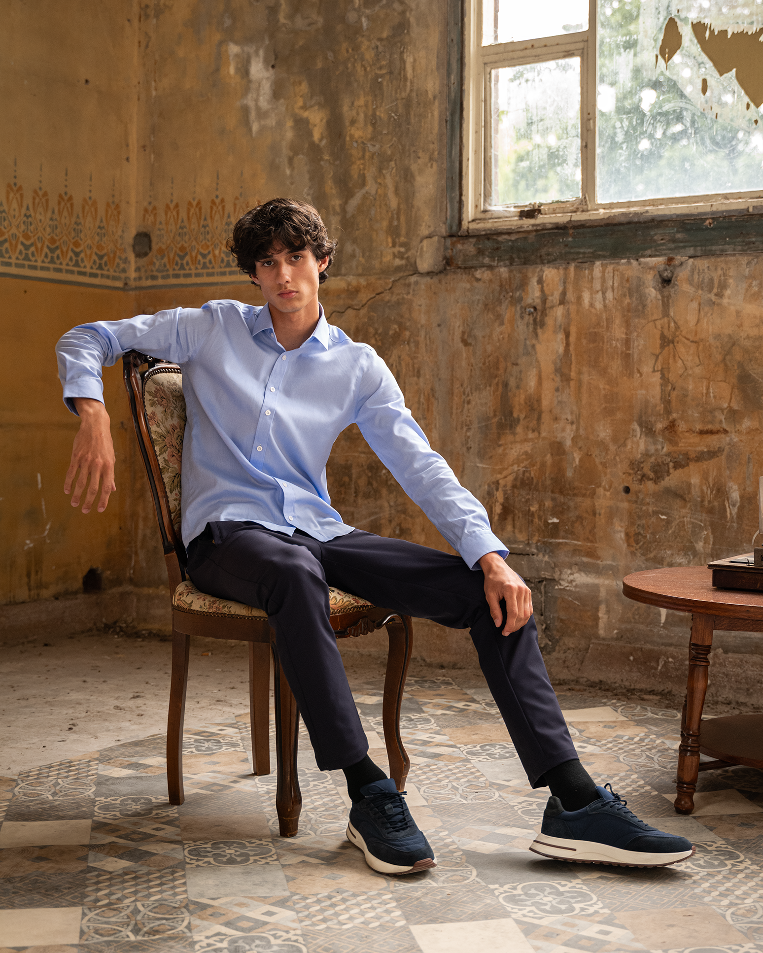 Premium Tailored Shirt Light Blue