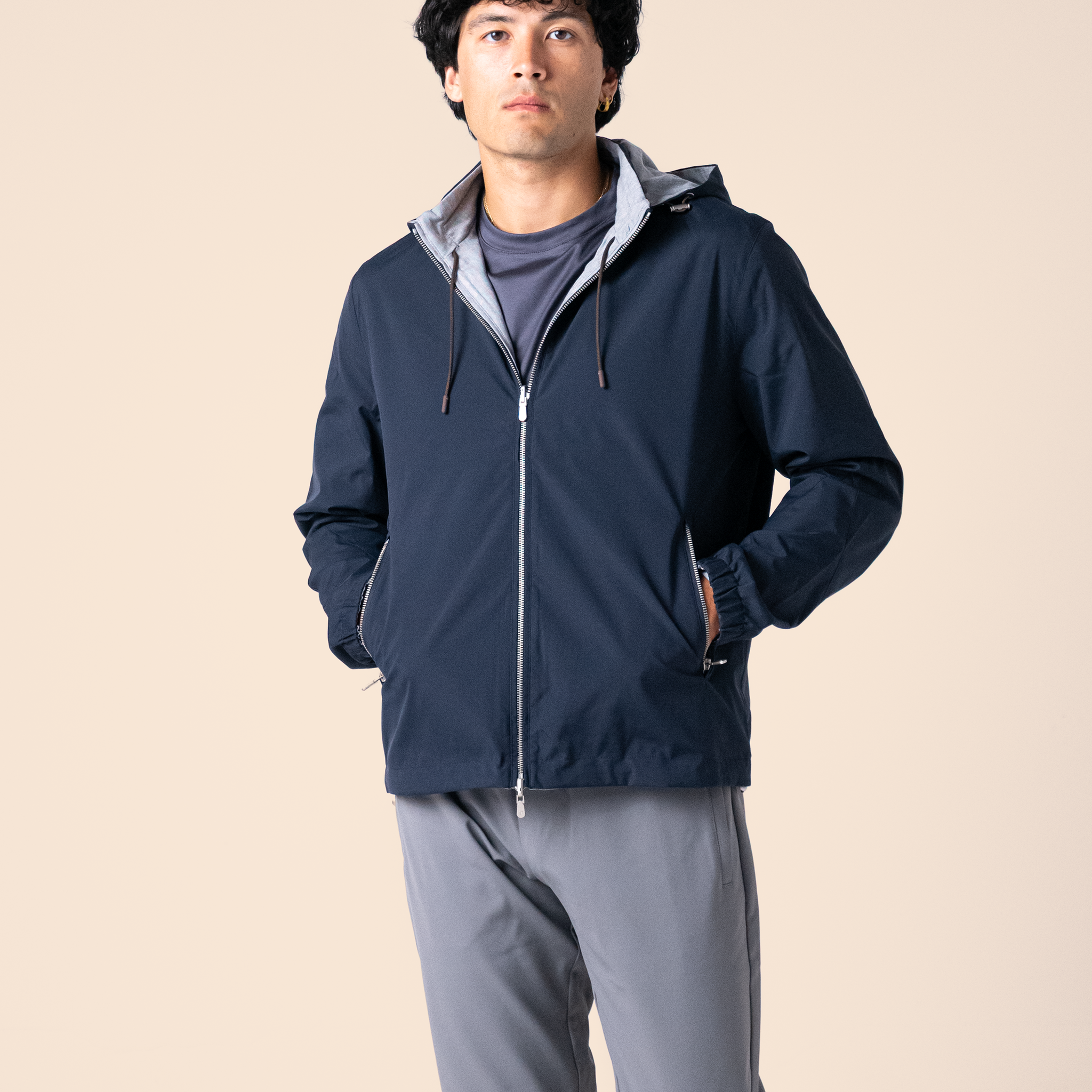 Reversible Capotto Navy