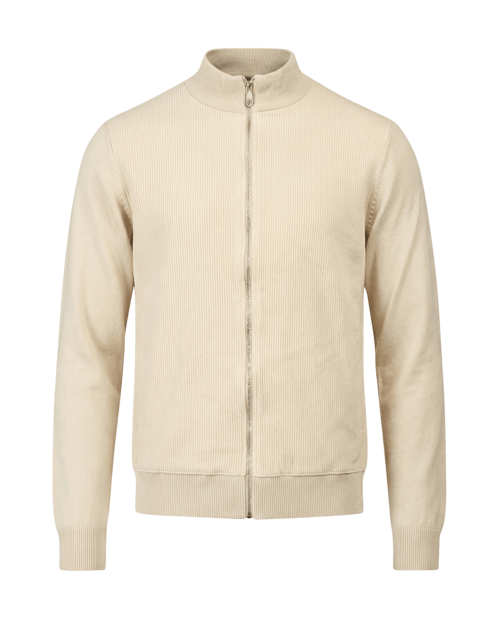 Beige jacket on a black background