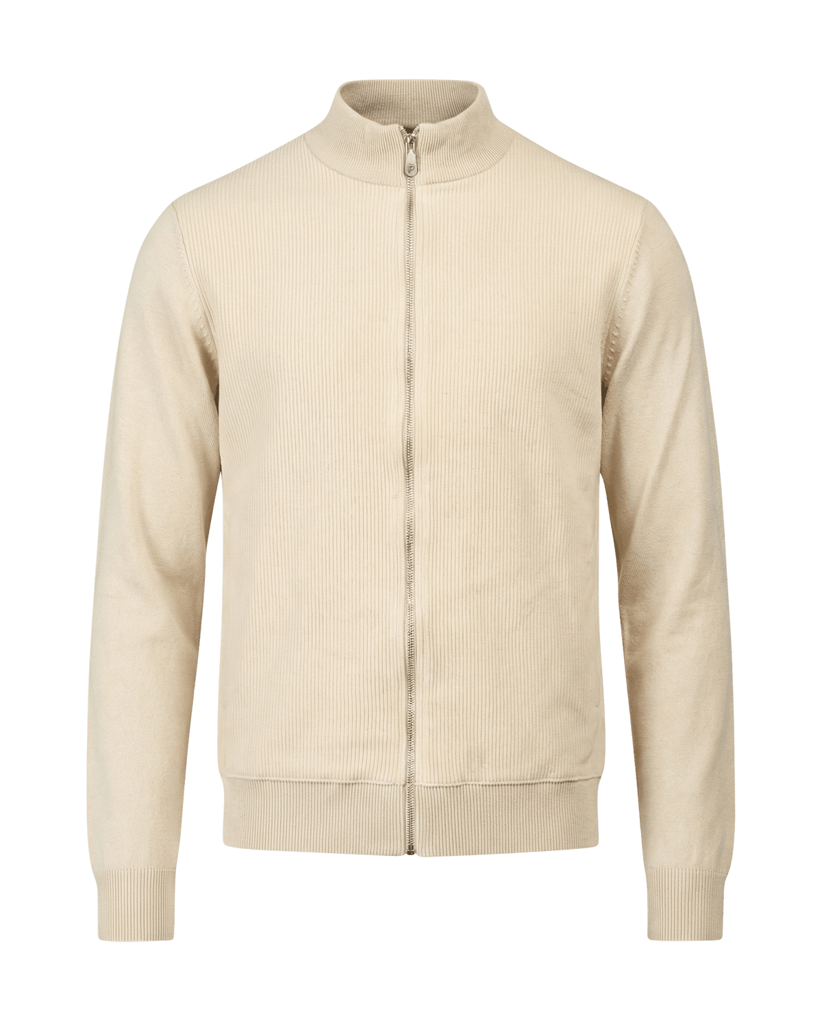 Beige jacket on a black background