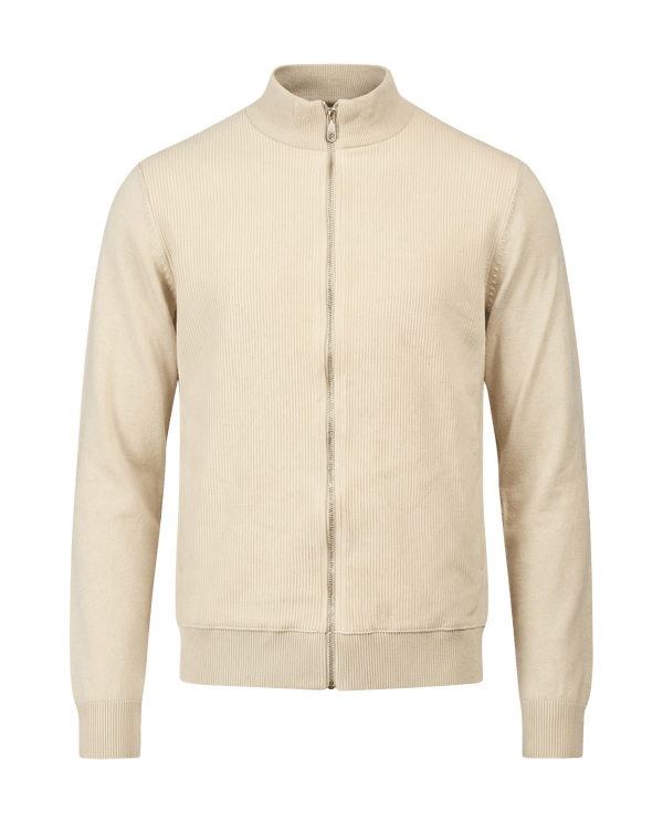 Beige jacket on a black background