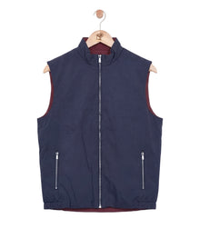 Navy Red Reversible Body Warmer
