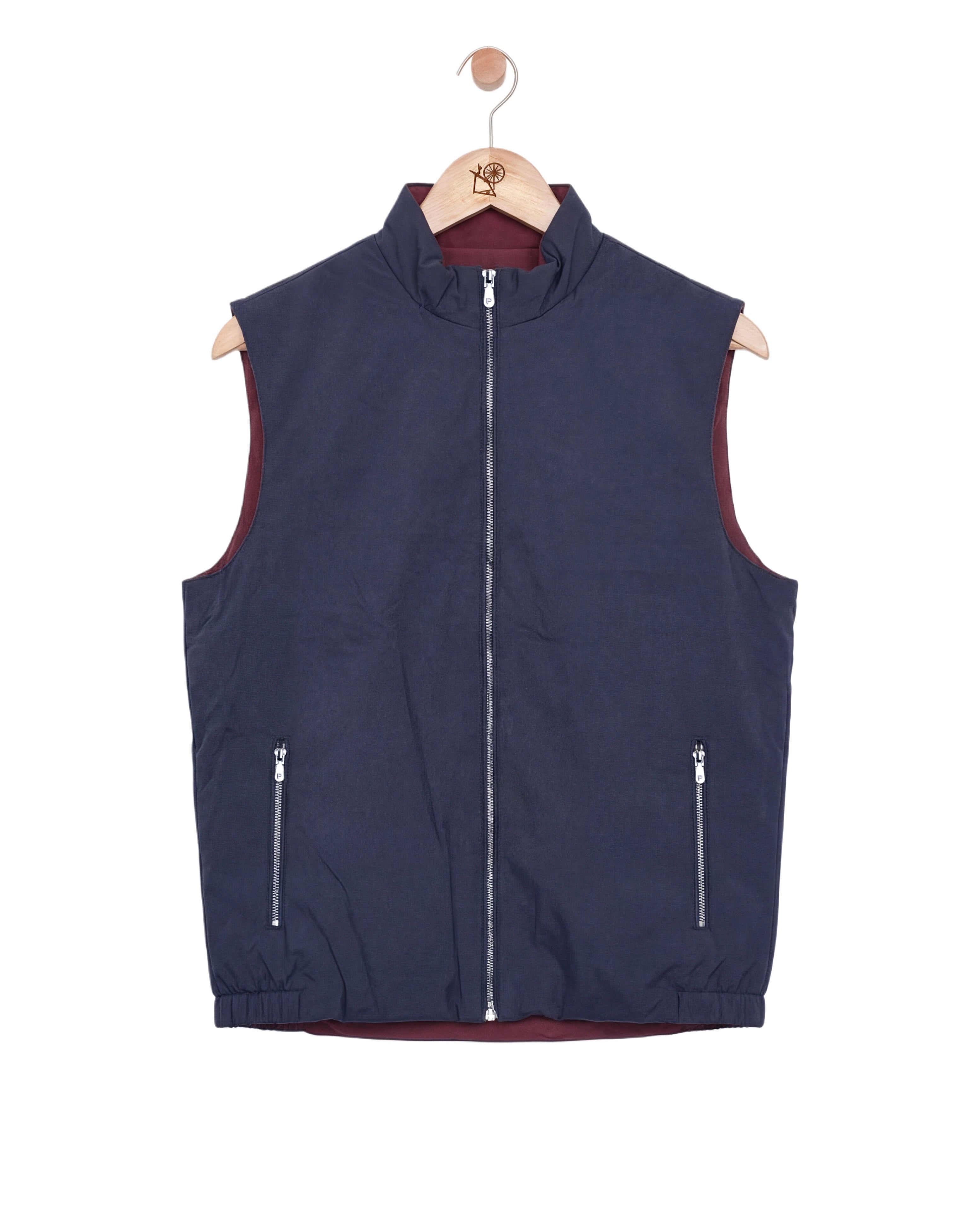 Navy Red Reversible Body Warmer