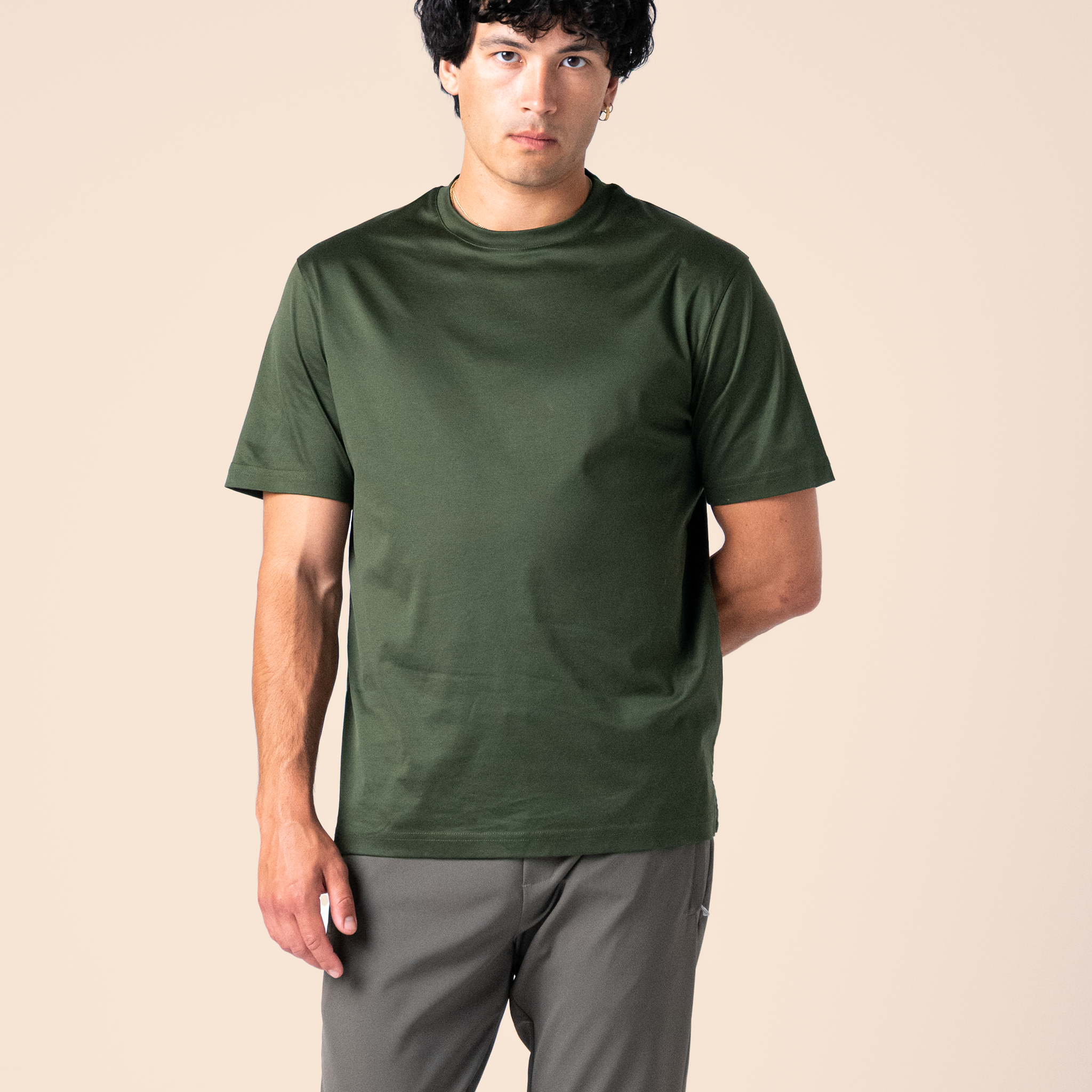 Green Mercerized T Shirt