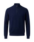 Navy blue half-zip sweater 
