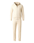 Beige tracksuit on a white background
