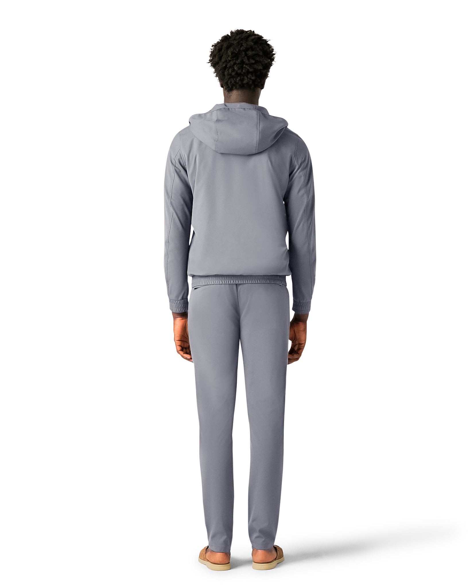 Hooded Tech Suit Grey