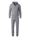 Gray tracksuit on a white background