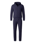 Navy tracksuit on a white background