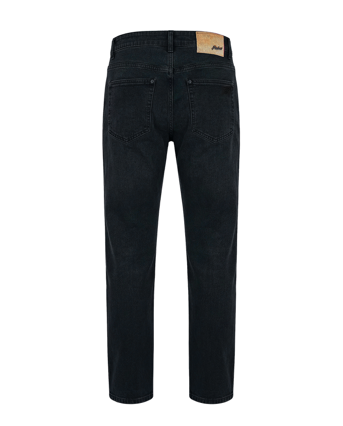 Black pants on a white background