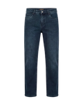 Blue jeans on a white background