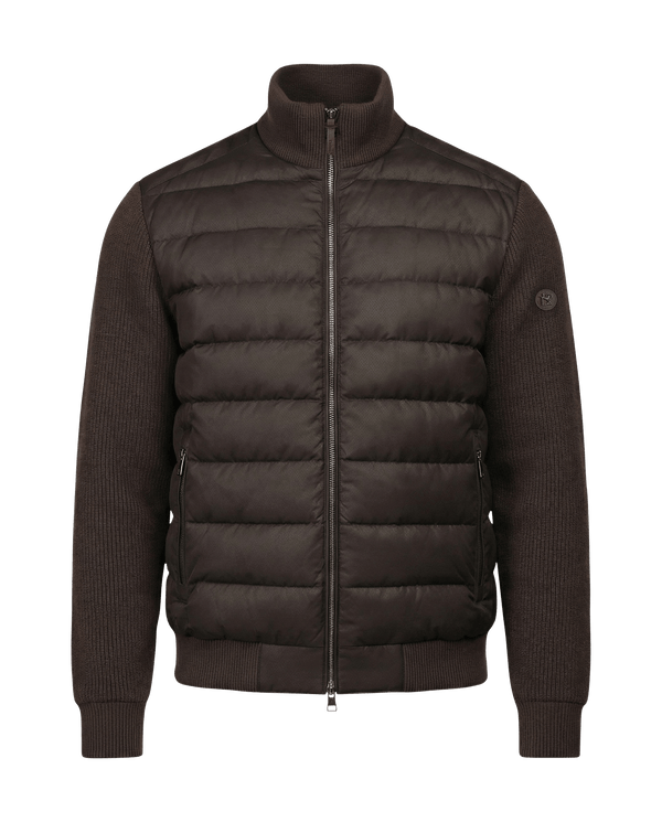 Brown puffer jacket 