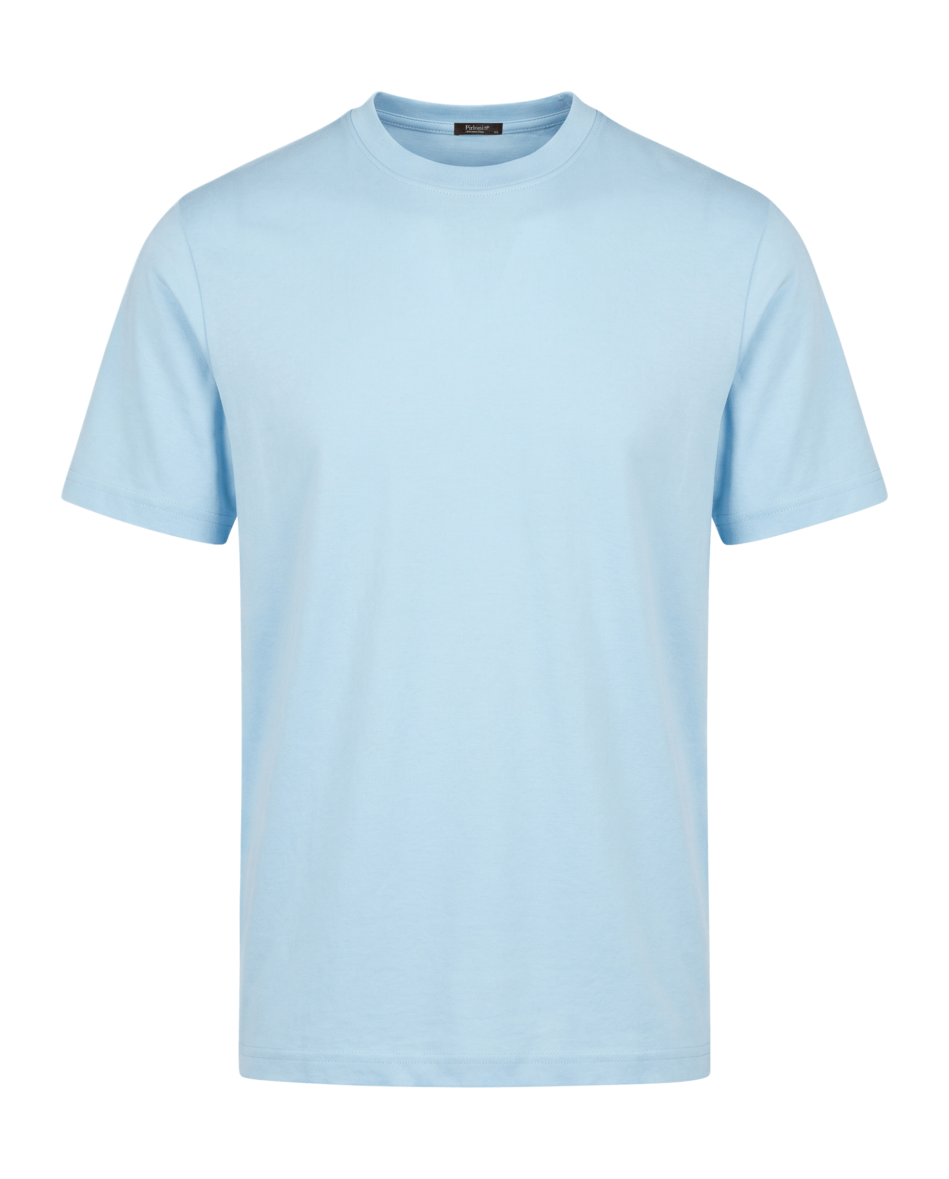 Light blue t-shirt on a transparent background