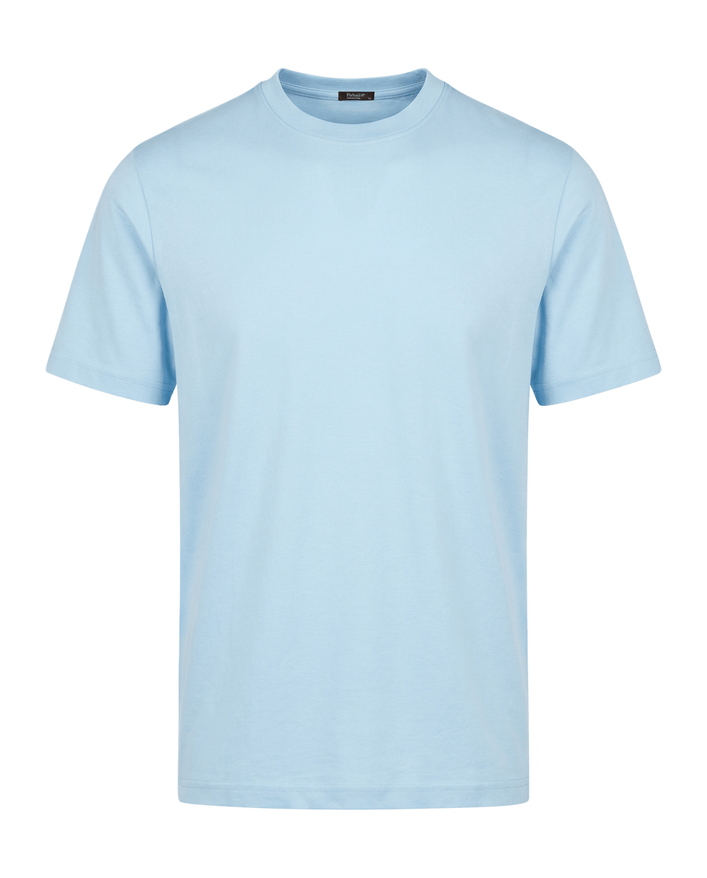 Light blue t-shirt on a transparent background