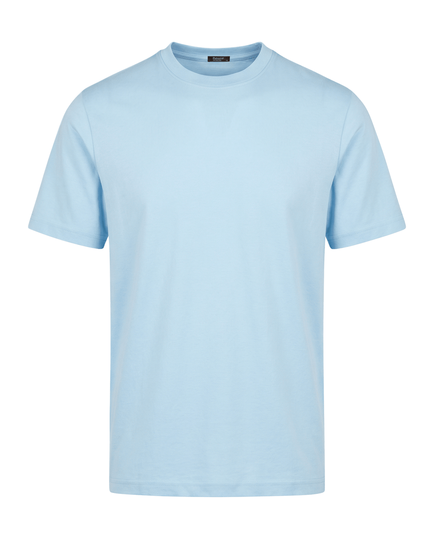 Light blue t-shirt on a transparent background