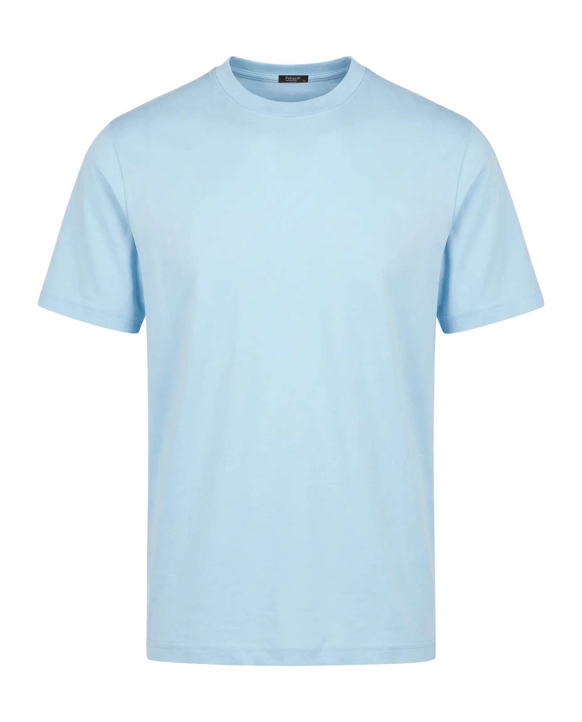 Light blue t-shirt on a white background