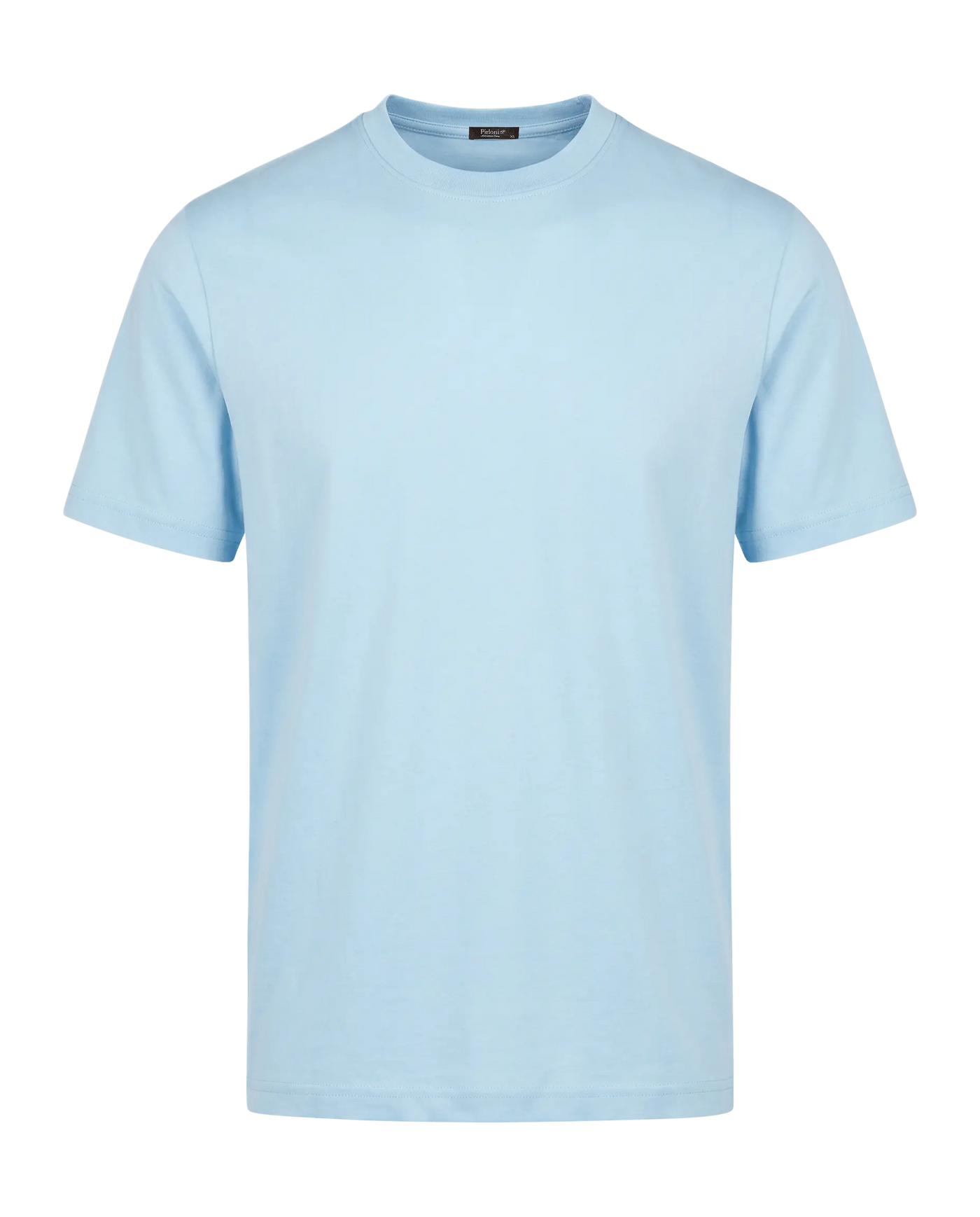 Light blue t-shirt on a white background