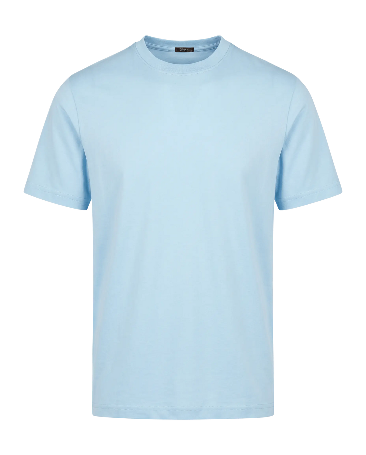 Light blue t-shirt on a white background