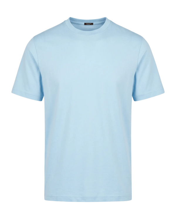 Light blue t-shirt on a white background