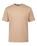 Beige t-shirt on a black background