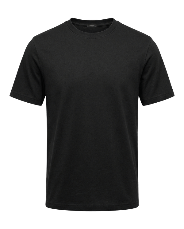 Black t-shirt on a transparent background