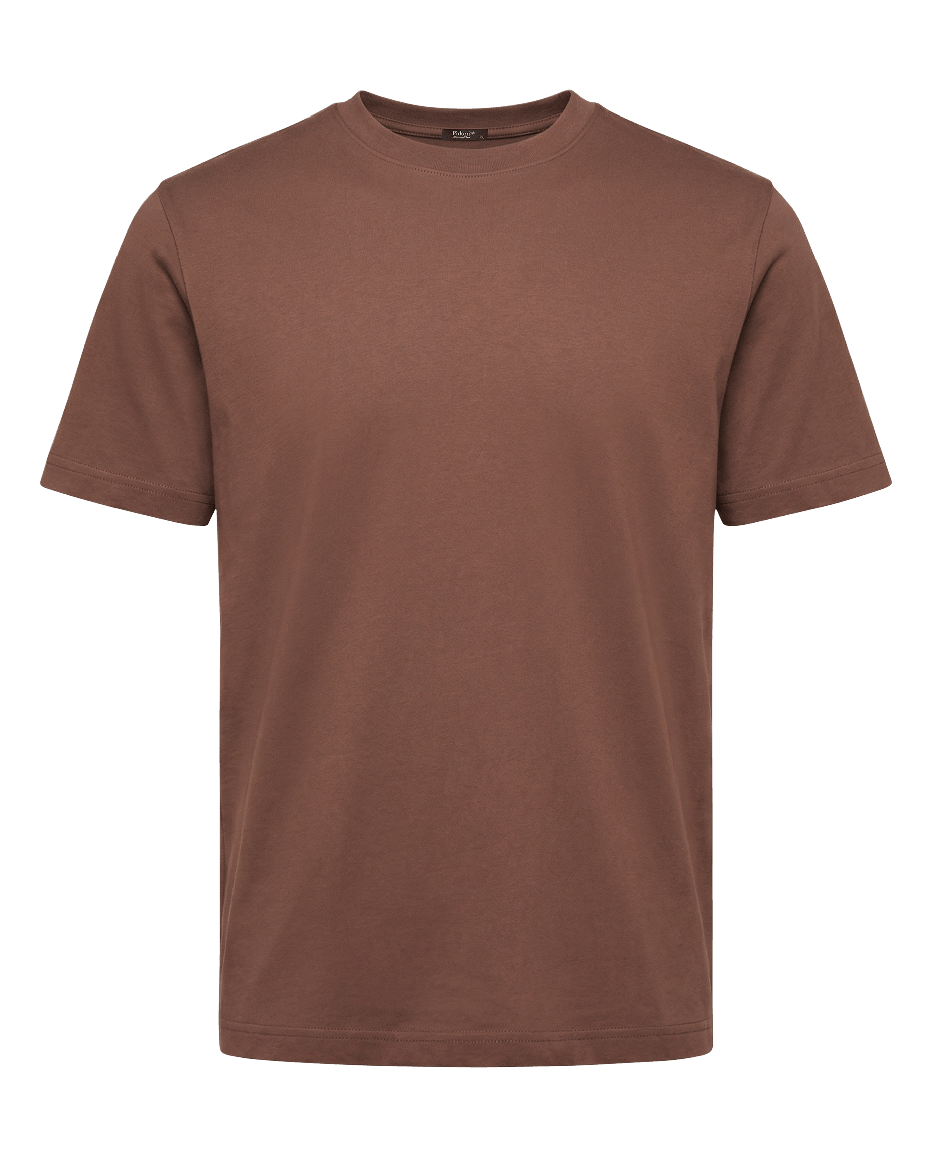 Brown t-shirt on a transparent background