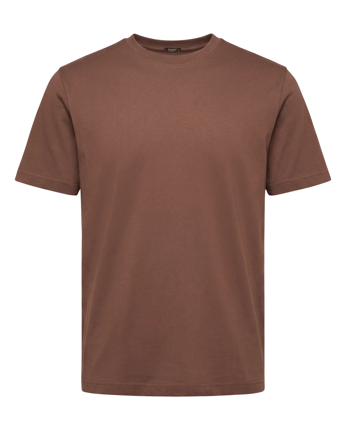 Brown t-shirt on a white background