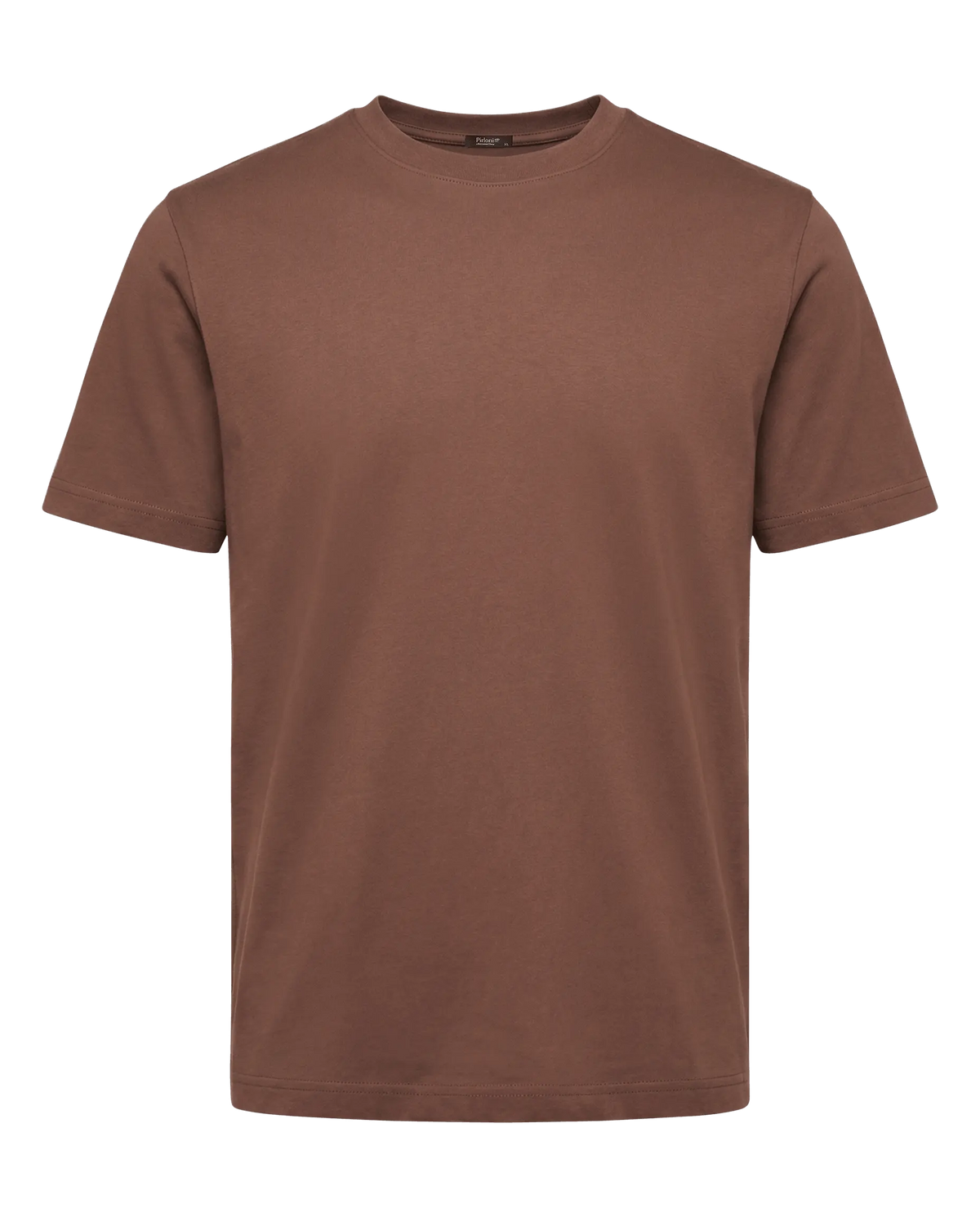 Brown t-shirt on a white background
