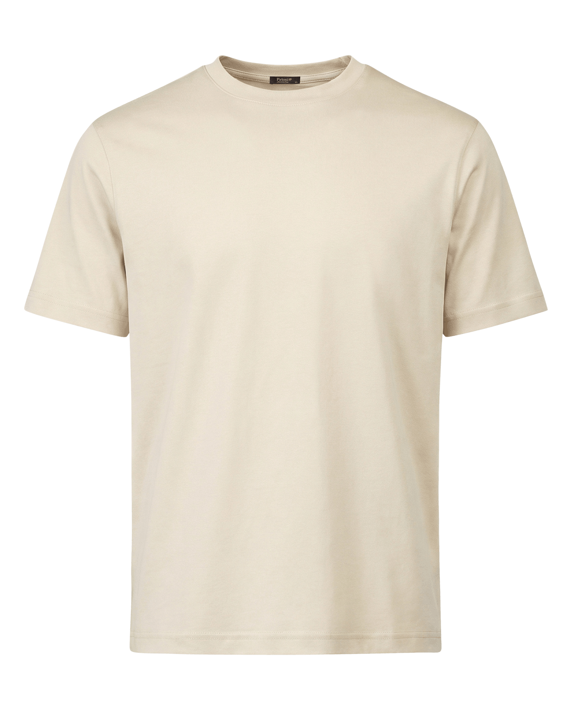 Beige t-shirt on a black background