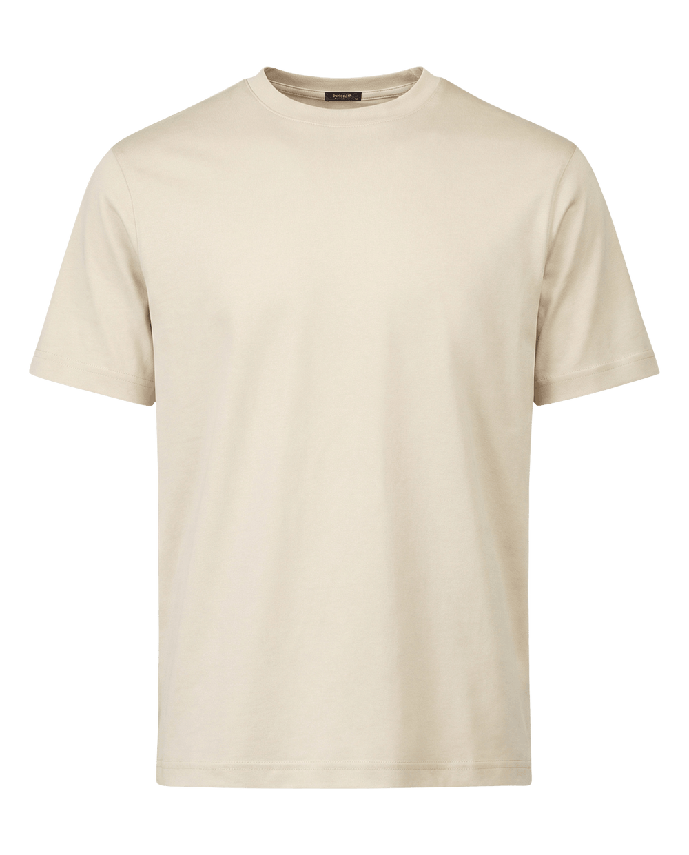 Beige t-shirt on a black background