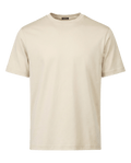 Beige t-shirt on a black background