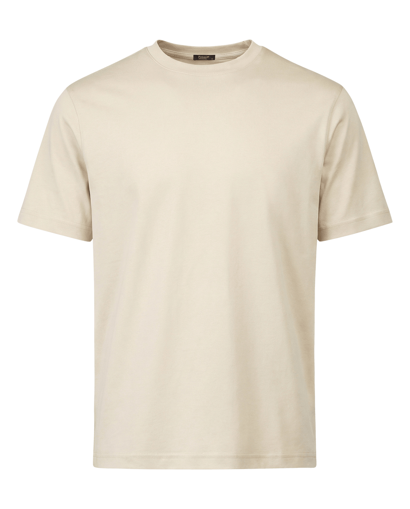 Beige t-shirt on a black background