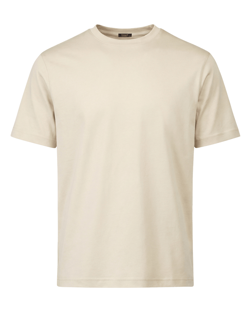 Beige t-shirt on a black background