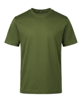 Green t-shirt on a transparent background