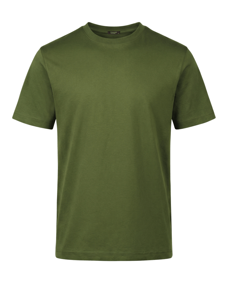 Green t-shirt on a transparent background