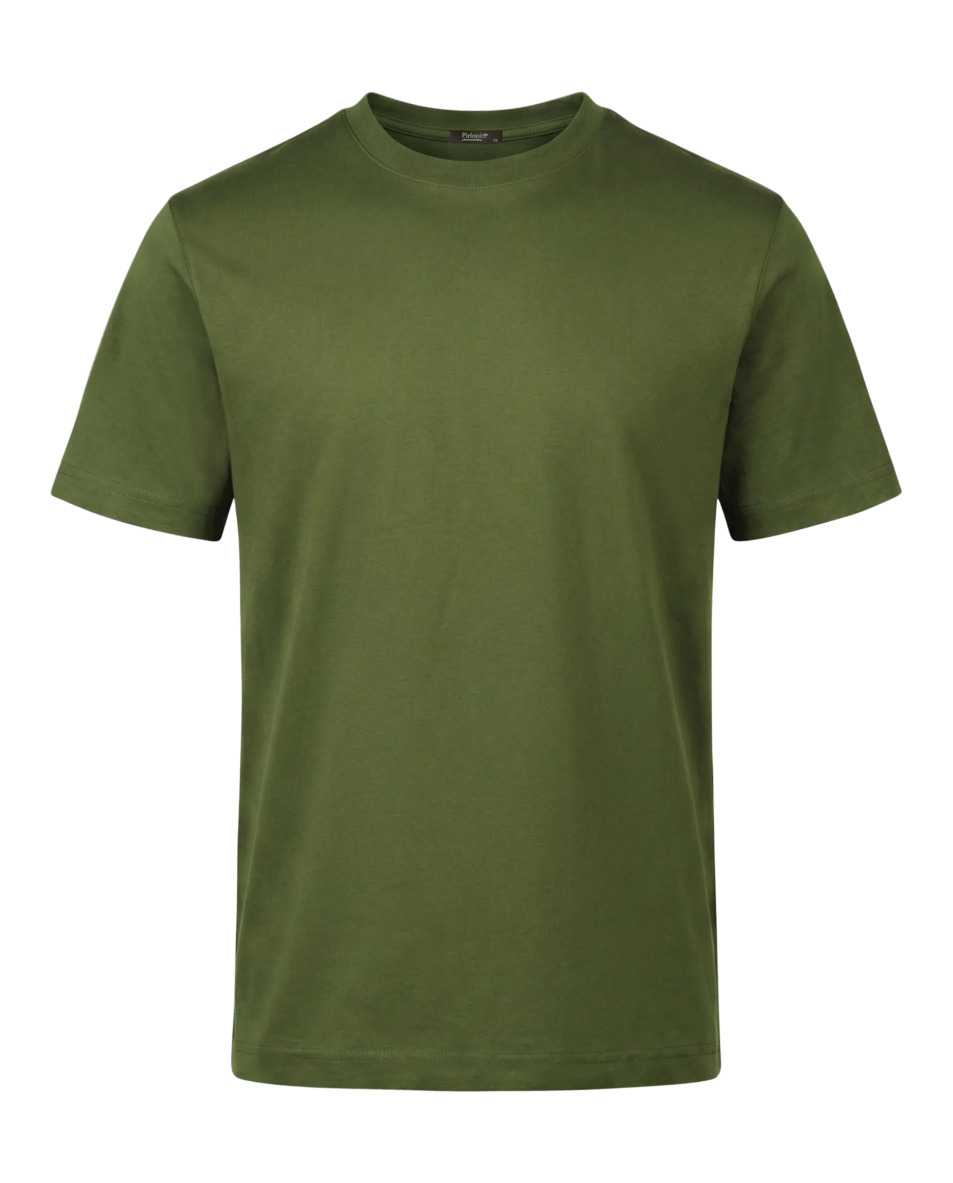Green t-shirt on a white background