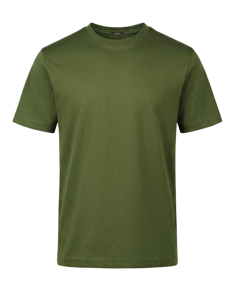 Green t-shirt on a white background