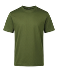 Green t-shirt on a white background