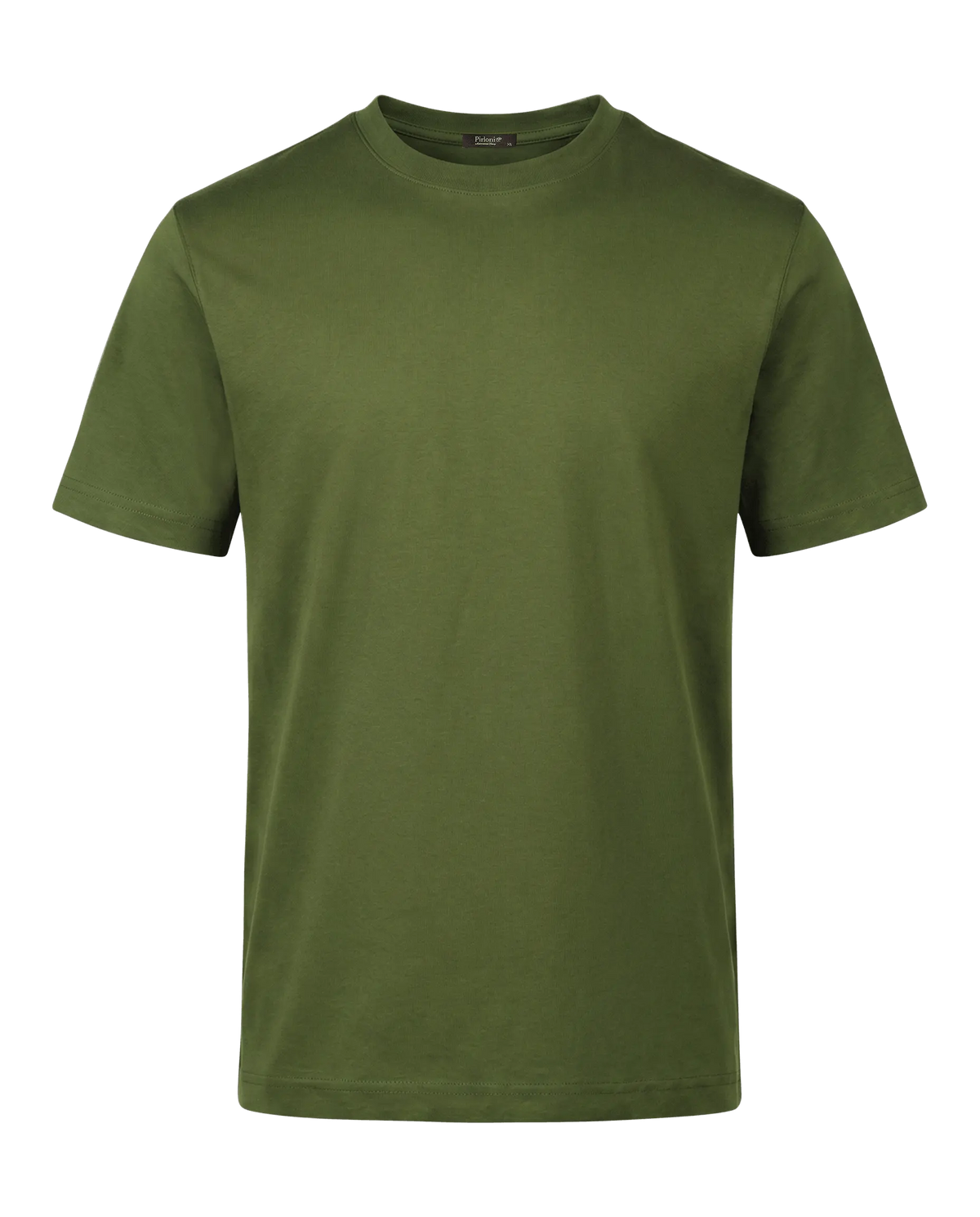 Green t-shirt on a white background