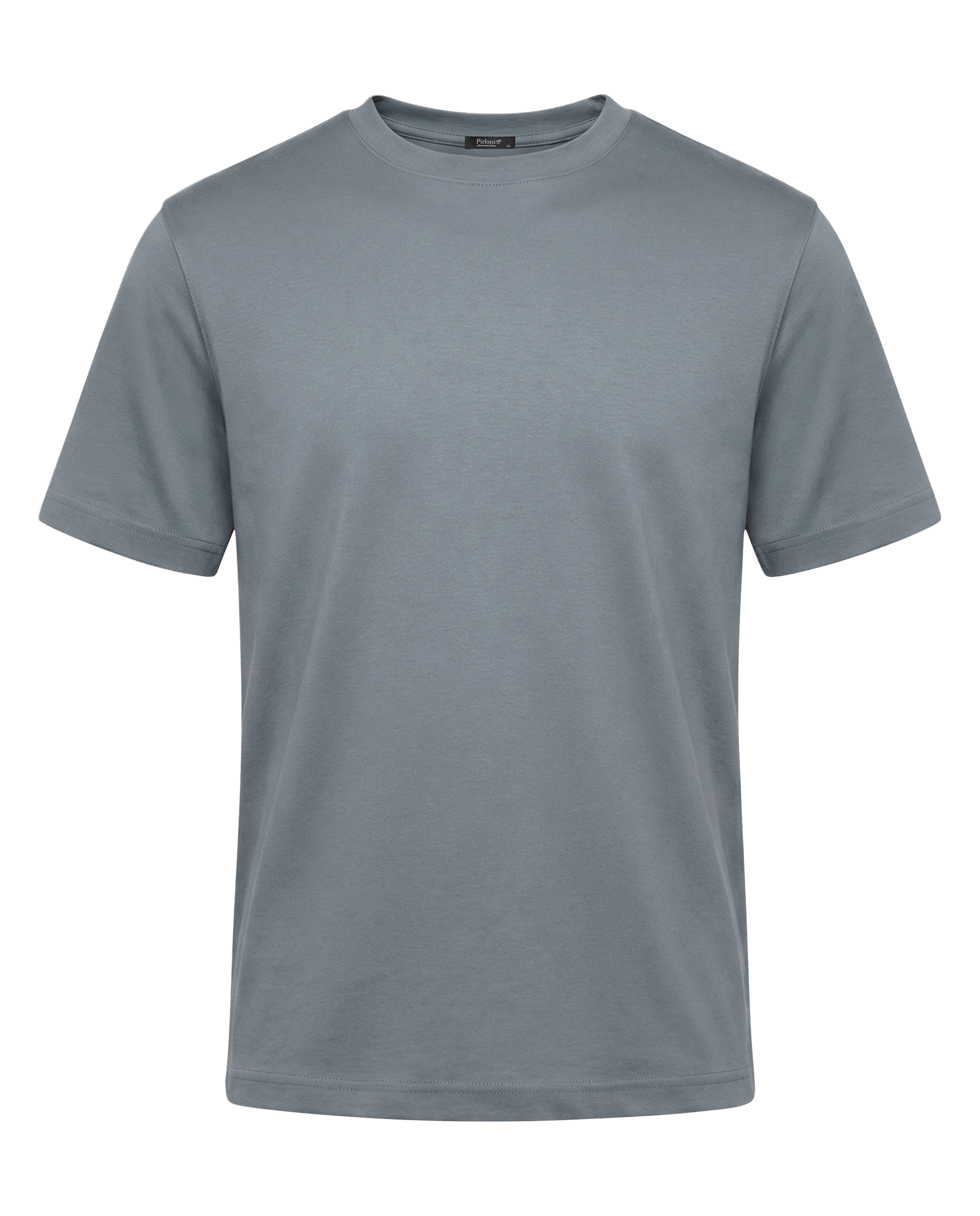 Plain gray t-shirt on a black background