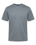 Plain gray t-shirt on a black background