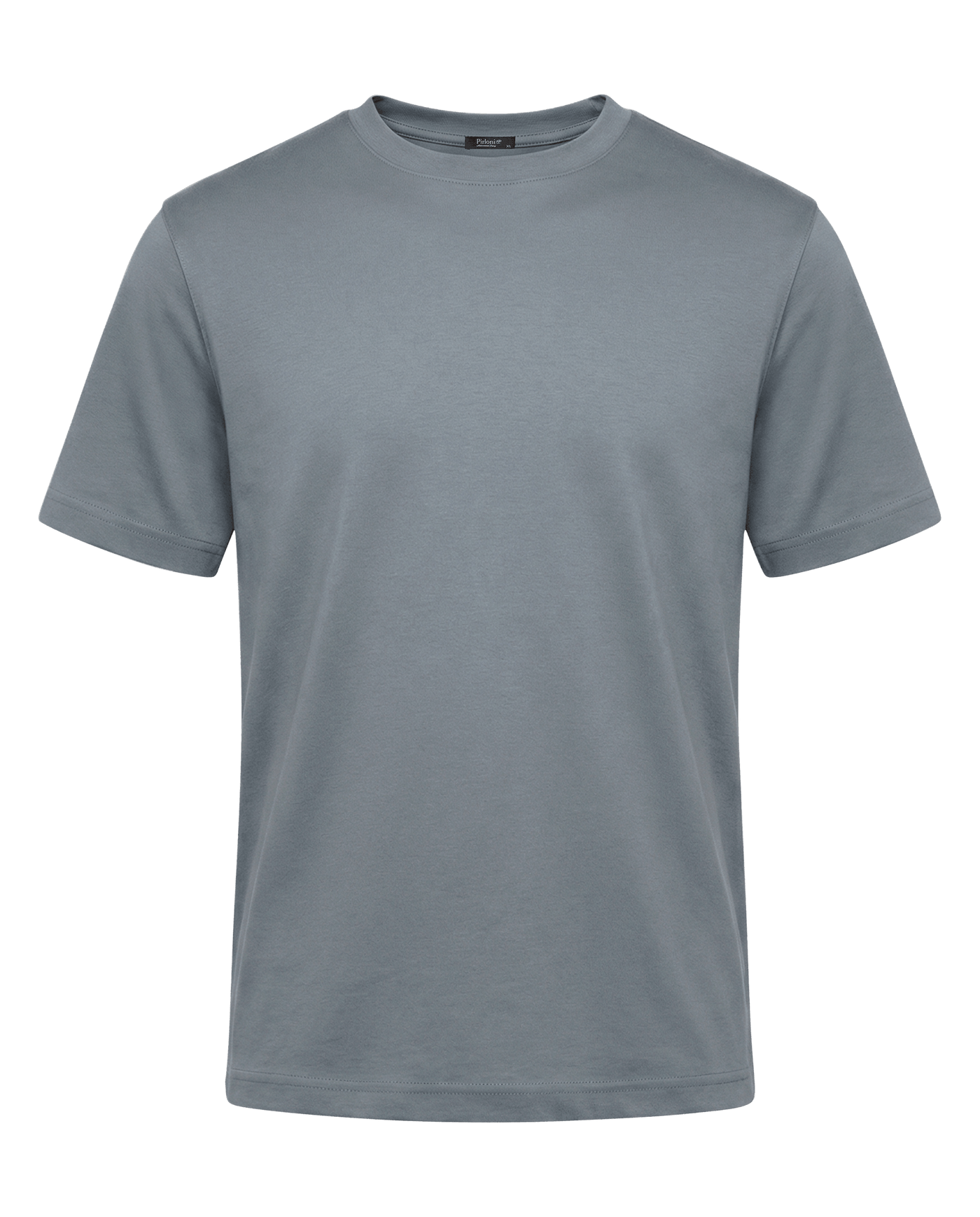 Plain gray t-shirt on a black background