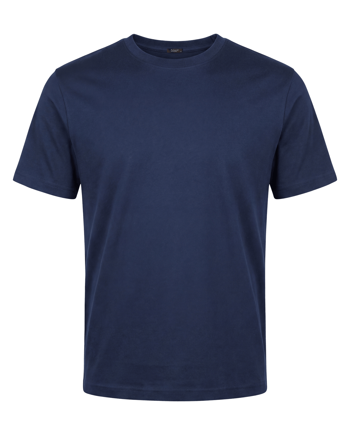 Navy blue t-shirt on a transparent background