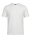 White t-shirt on a black background