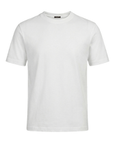 White t-shirt on a black background