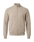 Beige zip-up sweater 
